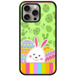 Multicolor Sweet Bunny Design Metal TPU Printed Case