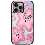 Vector Star Emoji Pattern Metal TPU Printed Case