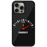 Energy Meter Vector Illustration Metal TPU Printed Case