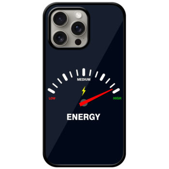 Energy Meter Vector Illustration Metal TPU Printed Case