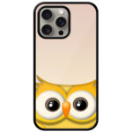 Elegant Vector Owl Illustration Metal TPU Printed Case