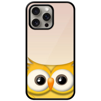 Elegant Vector Owl Illustration Metal TPU Printed Case