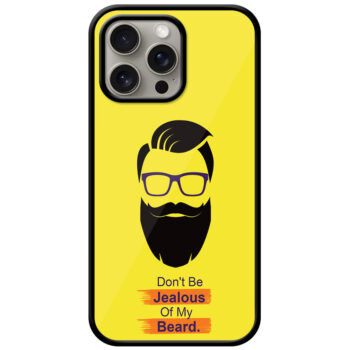 Cool Beard Vector Design Metal TPU Printed Case