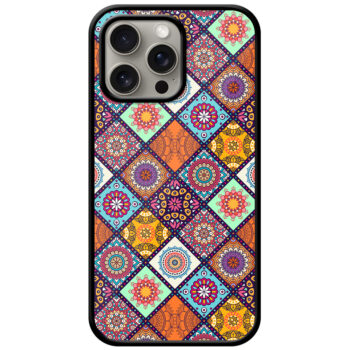 Decorative Rangoli Pattern Design Metal TPU Printed Case