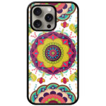Multicolor Rangoli Artwork Metal TPU Printed Case