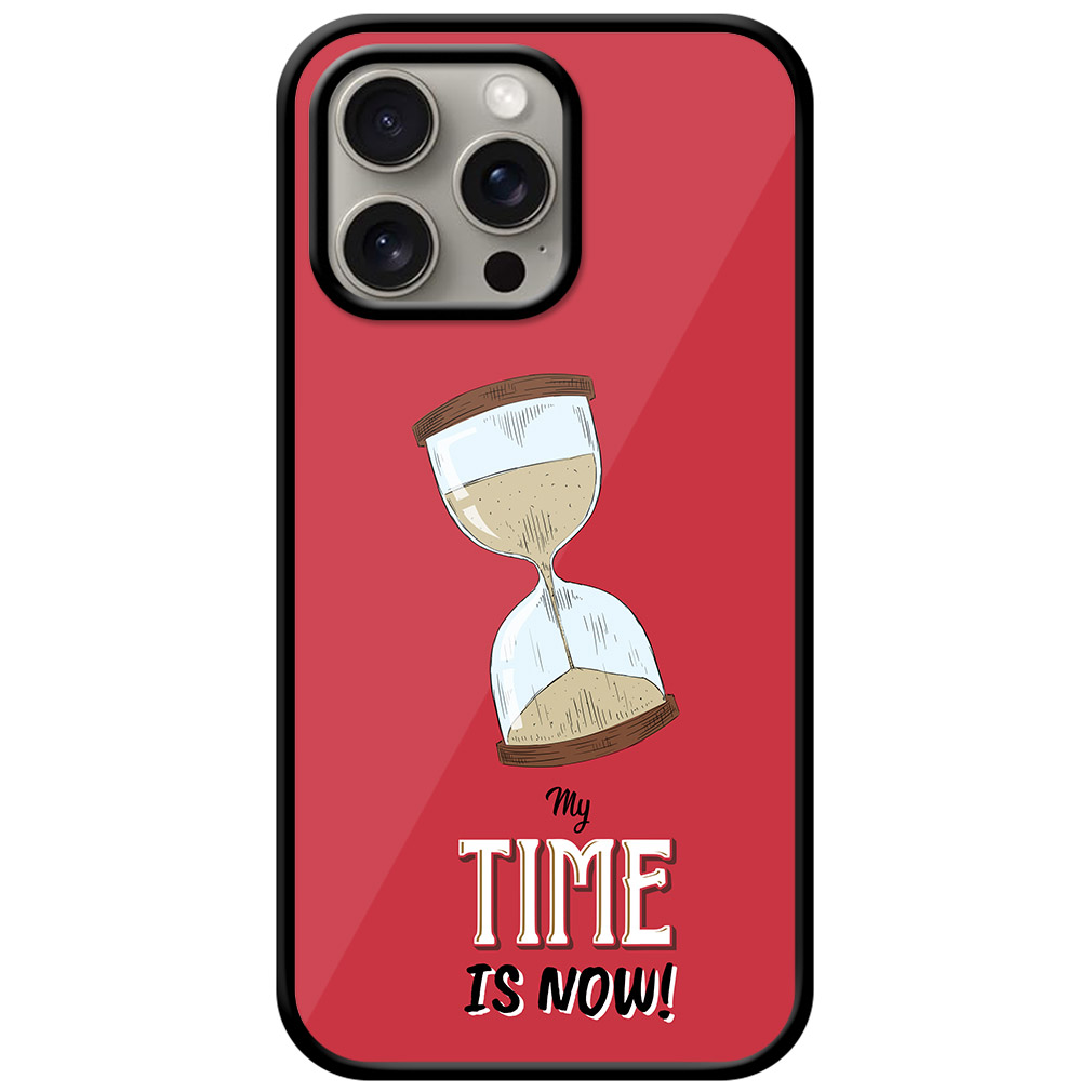 Hourglass Vector Illustration Metal TPU Printed Case