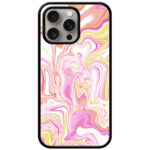 Alluring Liquid Marble Illustration Metal TPU Printed Case