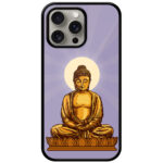 Lord Buddha Graphic Illustration Metal TPU Printed Case