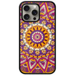 Mandala Artform Rangoli Pattern Metal TPU Printed Case