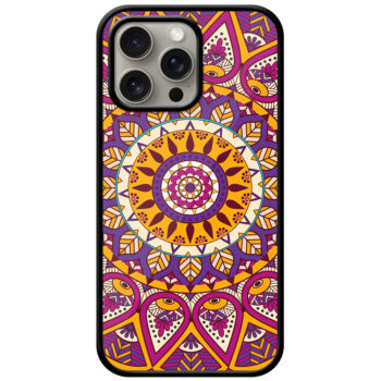 Mandala Artform Rangoli Pattern Metal TPU Printed Case