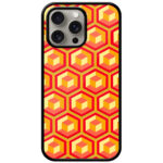 Honeycomb 3D Cube Geometric Pattern Metal TPU Printed Case