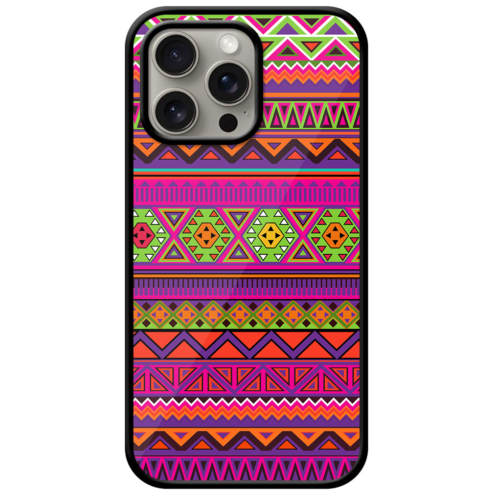 Ethnic Tribal Pattern Design Metal TPU Printed Case