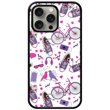 Fashion Accessories Uniform Pattern Metal TPU Printed Case