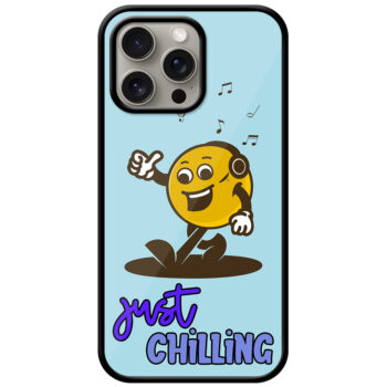 Just Chilling Music Vector Art Metal TPU Printed Case