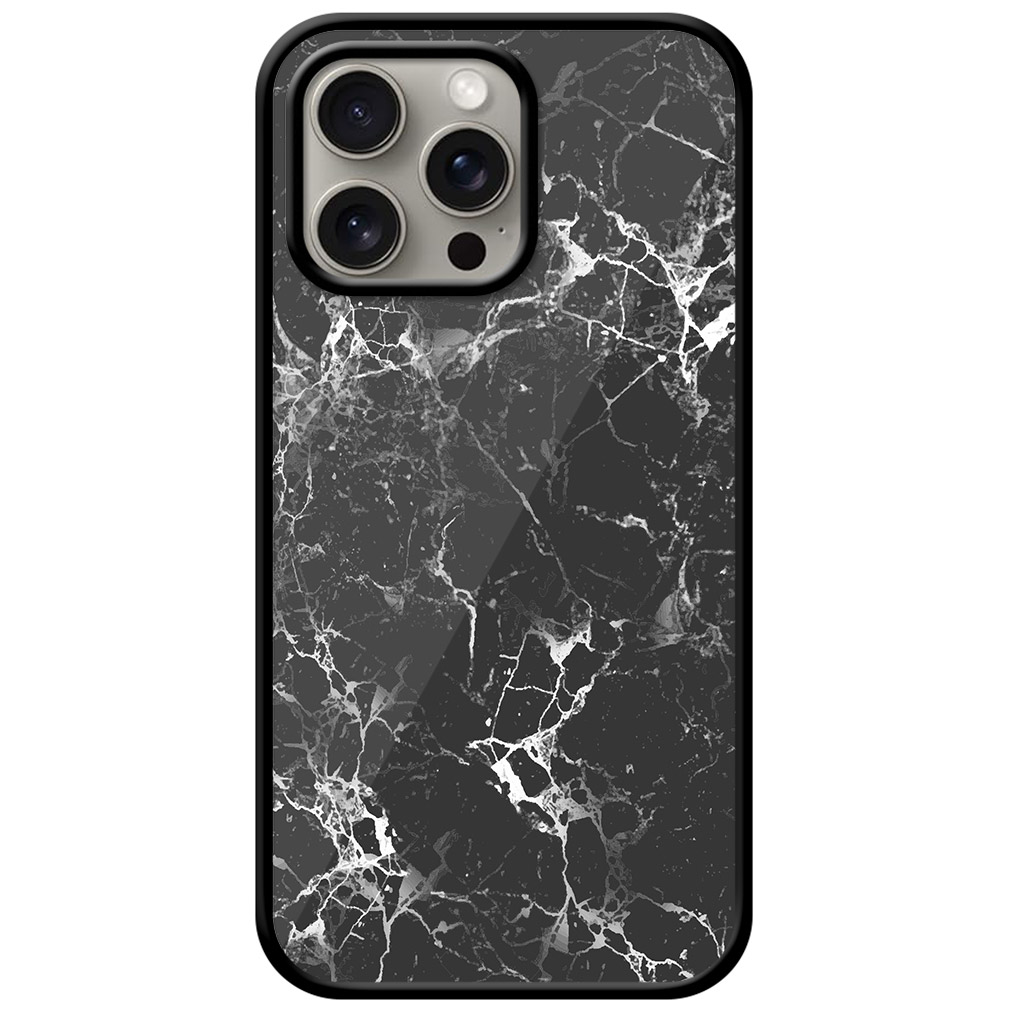 Stone Marble Wallpaper Metal TPU Printed Case