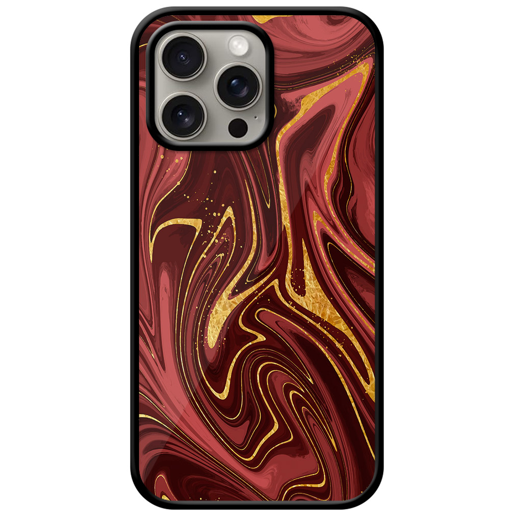 Artistically Beautiful Paintmix Design Metal TPU Printed Case