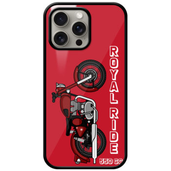 Royal Ride 550cc Motorbike Design Metal TPU Printed Case