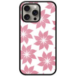 Alluring Flower Pattern Metal TPU Printed Case