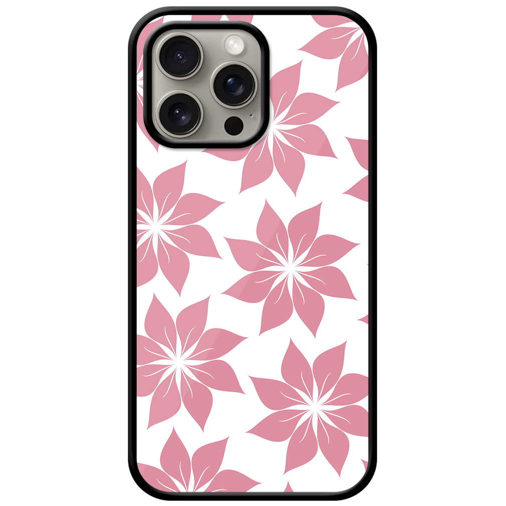 Alluring Flower Pattern Metal TPU Printed Case