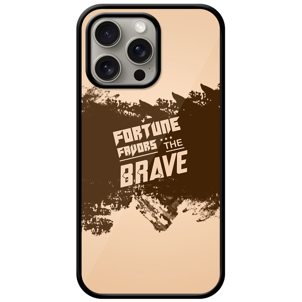 Fortune Quote Textart Metal TPU Printed Case