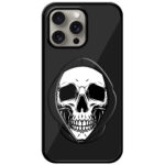 Ghost Hoodie Vector Skull Design Metal TPU Printed Case