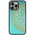 Abstract Golden Mandala Artwork Metal TPU Printed Case