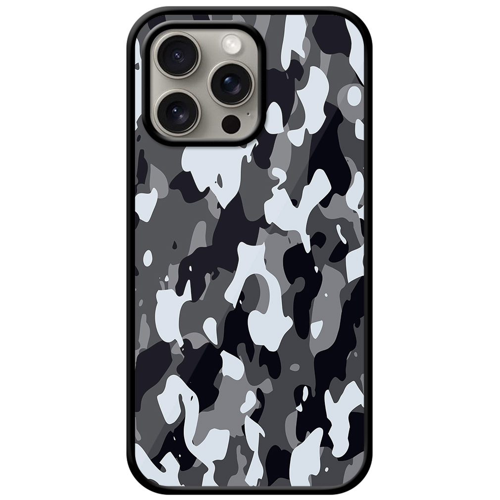 Soldier Camouflage Pattern Metal TPU Printed Case