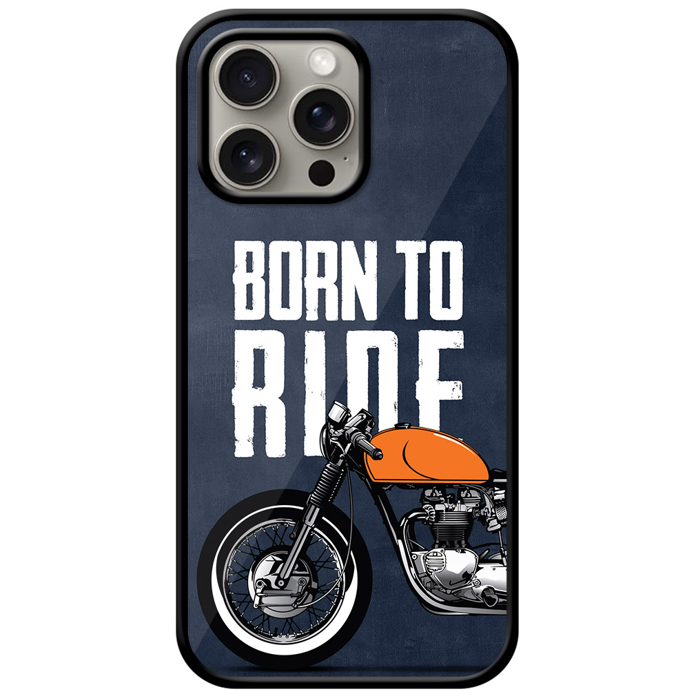 Born to Ride Superbike Metal TPU Printed Case