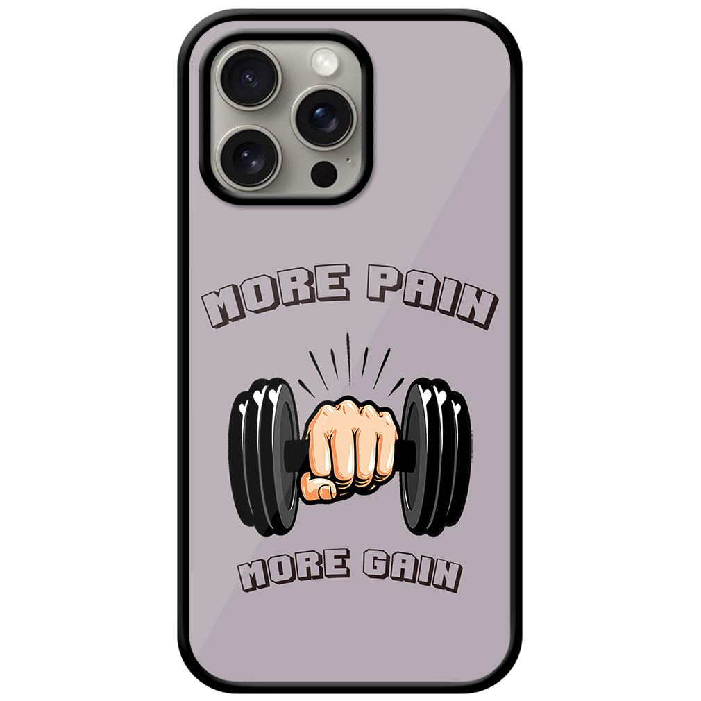 Heavy Dumbbell Graphic Design Metal TPU Printed Case
