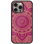 Elegant Gold Mandala Design Metal TPU Printed Case