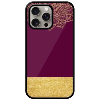 Decorative Mandala Design Metal TPU Printed Case