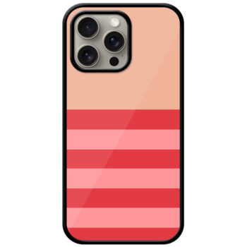 Abstract Line Pattern Metal TPU Printed Case