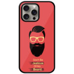 Cool Beard Vector Design Metal TPU Printed Case