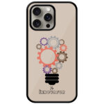 Innovator Bulb Gear Illustration Metal TPU Printed Case