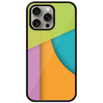 Abstract Geometrical Depiction Metal TPU Printed Case