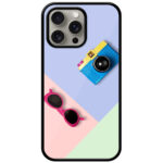 Cute Camera Wallpaper Metal TPU Printed Case