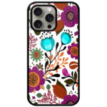 Beautiful Spring Flower Design Metal TPU Printed Case