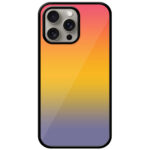 Multicolor Gradient Design Metal TPU Printed Case