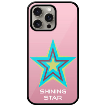 Shining Star Vector Design Metal TPU Printed Case