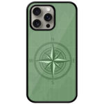 Vintage Compass Vector Illustration Metal TPU Printed Case