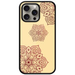 Artistic Mandala Rangoli Design Metal TPU Printed Case