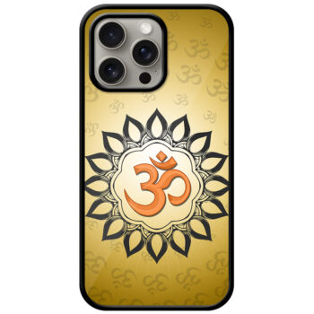 Om Symbol Vector Illustration Metal TPU Printed Case