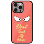Angry Eyes Graphic Illustration Metal TPU Printed Case