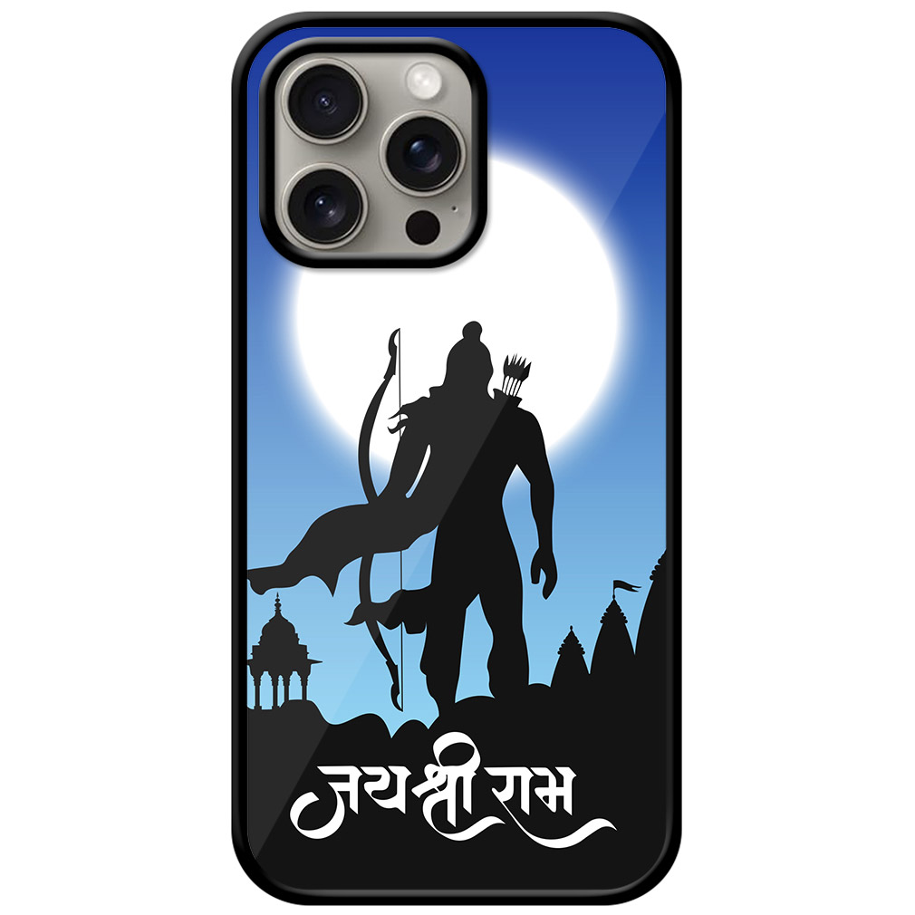 Jai Shri Ram Graphic Design Metal TPU Printed Case