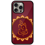Lord Ganesha Floral Sketchart Metal TPU Printed Case