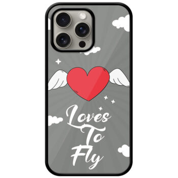 Heartwing Vector Artwork Metal TPU Printed Case