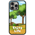 Enjoy Life Scenery Vectorart Metal TPU Printed Case