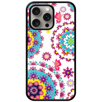 Striking Rangoli Colorful Artwork Metal TPU Printed Case