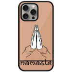Namaste Vector Illustration Metal TPU Printed Case