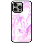 Aesthetic Liquid Marble Artwork Metal TPU Printed Case